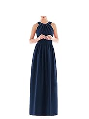 Halter Satin Evening Dress/Homecoming Dress/Prom Dress/Party Dress 