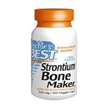 Doctor's Best Strontium Bone Maker (340mg Elemental), 120-Count