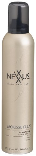 Nexxus Mousse Plus Volumizing Foam Styler, Alcohol Free, 10.6-Ounce Bottle