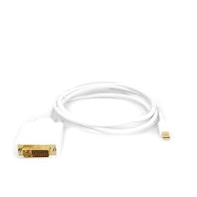 2m - Mini DisplayPort to DVI Cable - ( VIDEO Adapter lead for Apple iMac- Unibody MacBook - Pro - Air & PC with Mini DP ) - LIFETIME REPLACEMENT WARRANTY
