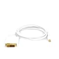 2m - Mini DisplayPort to DVI Cable - ( VIDEO Adapter lead for Apple iMac- Unibody MacBook - Pro - Air & PC with Mini DP ) - LIFETIME REPLACEMENT WARRANTY