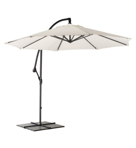 Cantilever Parasol with Mosaic Weights