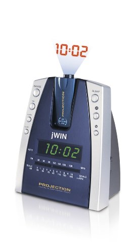 jWIN JL707 Projection Alarm Clock Radio