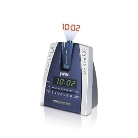 jWIN JL707 Projection Alarm Clock Radio