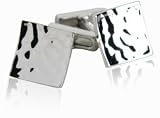 Hammered Silver Designer Cufflinks by Cuff-Daddy