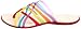 Crocs Ladies Sandals Huarache Flip-Flop Multi/Geranium Multi/Geranium 2 UK 2E / 35.5 EU