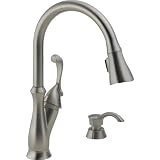 Buy Delta 19950-SSSD-DST Arabella Single Handle Pull-Down Kitchen Faucet with Soap... by Delta