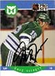Dave Tippett, Hartford Whalers, 1990 Pro Set Autographed Card
