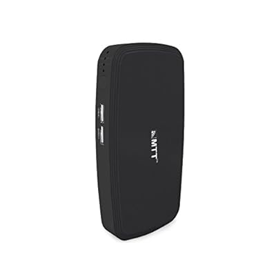 MTT Airpower 15i High Capacity Dual USB Output 15000 mAH Powerbank [Most Compact 15000mAh Design] (15000 Black)
