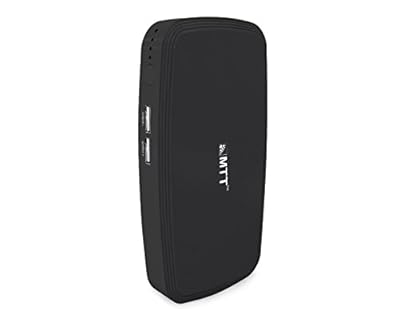 MTT Airpower 13i High Capacity Dual USB Output 13000 mAH Powerbank (Black)