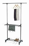 HOMZ 2 Tier Garment Rack with Dryer
