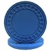 Set of 100 Super Diamond Poker Chips (STAMPABLE) - BLUE