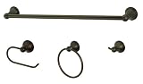 Ultra Hardware 27529 Kingston 4-Piece Bath Accessory Set, Bronze