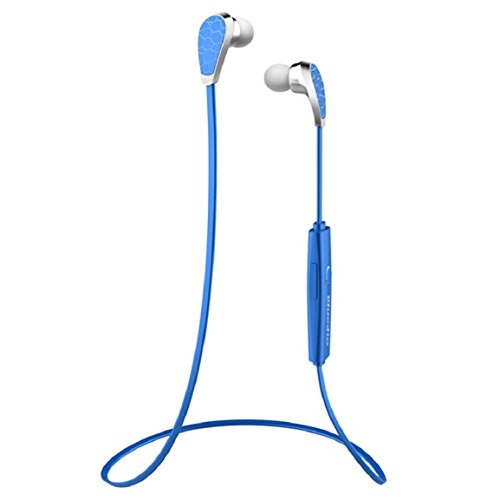 Bessky(TM) Headset Earphone ,For iPhone For Samsung Wireless Bluetooth 4.1 Stereo Headset Earphone White Blue