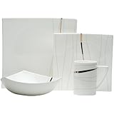 Red Vanilla Odett Platinum 4-Piece Dinnerware Set