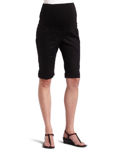 Three Seasons Maternity Women's Stretch Cuffed Bermuda