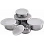 10 Piece Stainless Steel Nesting Bowl Set
