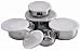 10 Piece Stainless Steel Nesting Bowl Set