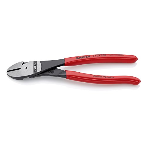 Knipex 74 21 200 8" high leverage angled diagonal …