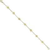 Yellow Diamonds by The Yard Bezel-Set Bracelet 14K Y Gold (0.50ct)