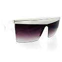NEW WHITE VINTAGE LADY GAGA POKER FACE JUST DANCE SUNGLASSES