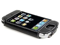 Speck TechStyle Classic Leather Case for iPhone 1G (Black)