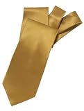Joseph & Feiss Extra-Long Gold Satin Tie