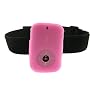 i-nique "Colour-Me" Creative Zen Stone - 'PINK' SPORTS PACK - Silicone skin case + ARMBAND + Belt clip