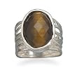 Oval Tiger's Eye Ring