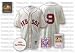 Ted Williams 1939 Boston Red Sox #9 Authentic Home Throwback Mitchell and Ness MLB Baseball Jersey (Off White, Sizes 56-64)
