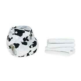 Baba+Boo Cow Print Reusable Cloth Pocket Nappy