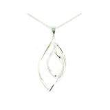 Collier Pendentif en argent fin 925/1000 sur une Chaine de 40cm