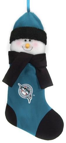 Florida Marlins Snowman Stocking