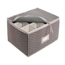 <b>Microfiber Stemware Storage Chest</b>