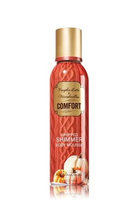 Bath & Body Works Pumpkin Latte & Marshmallow Whipped Shimmer Body Mousse 5.3 Oz