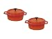 Staub �Z���~�b�N�R�R�b�g�I�[�o��11cm 2pcs�Z�b�g �I�����W 40509-780