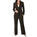 Petite Kasper 2pc Pinstripe Twill Pant Suit