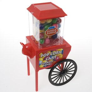 SALE Popcorn Cart Gumball Bank SALE