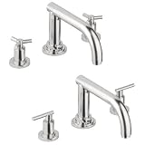 Deck Set Wide Spread Tub Filler by Grohe - 25-048 in Infinity Brushed Nickel