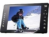Aiptek P8 3D Digitaler Bilderrahmen (20,3cm (8 Zoll) Display, f&uuml;r 3D und 2D Foto- und Videowiedergabe, SD Kartenslot, 128MB Speicher, Fernbedienung) schwarz