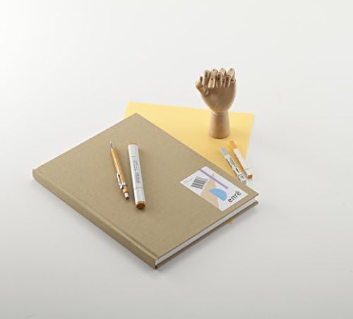 ENRE Hardcover Sketchbook: Sand, 95 sheets, 8.5 x 11