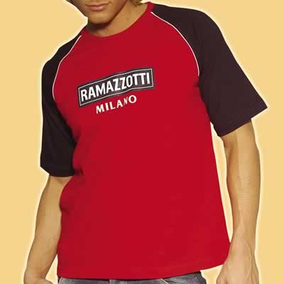 org. RAMAZZOTTI MILANO T-Shirt M rot/blau male