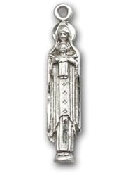Sterling Silver Madonna & Child Medal