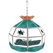 NHL San Jose Sharks Stained Glass Tiffany Lamp - 16 inch diameter