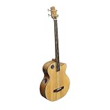 acoustic bass guitar Boulder Creek EBR3 N4F Acoustic Electric 4 String Fretless Bass Electronics acoustic bass guitar