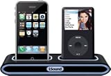 i.Sound Twin Charger Works with iPhone and Made for iPod (Black)