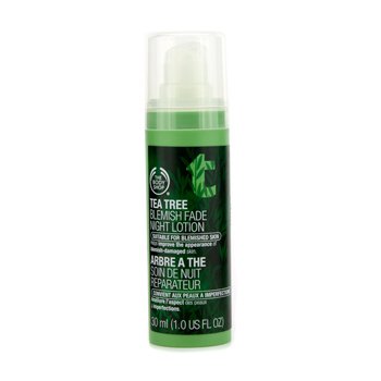 The Body Shop Tea Tree Blemish Fade Night Lotion for Blemished Skin 1oz