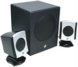 iConcepts 79033N 2.1 Speaker System with Subwoofer (Black)