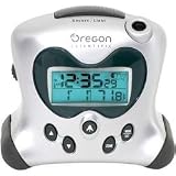 Product details for Oregon Scientific Atomic Project Clock with Inside Temperature - Silver