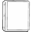 Avery Dennison 75540 Standard Weight Sheet Protector